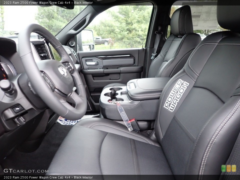 Black Interior Front Seat for the 2023 Ram 2500 Power Wagon Crew Cab 4x4 #146044865