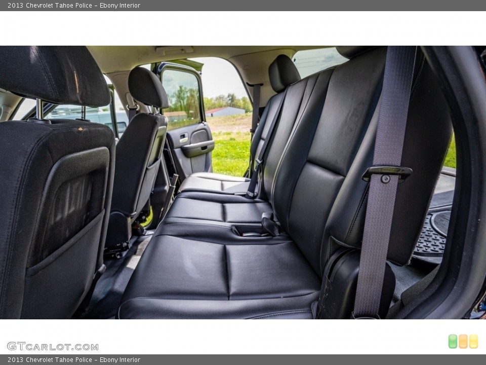 Ebony Interior Rear Seat for the 2013 Chevrolet Tahoe Police #146045582