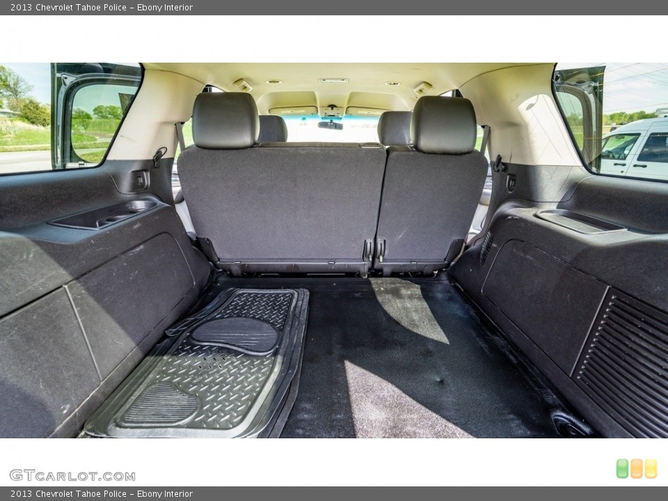 Ebony Interior Trunk for the 2013 Chevrolet Tahoe Police #146045588