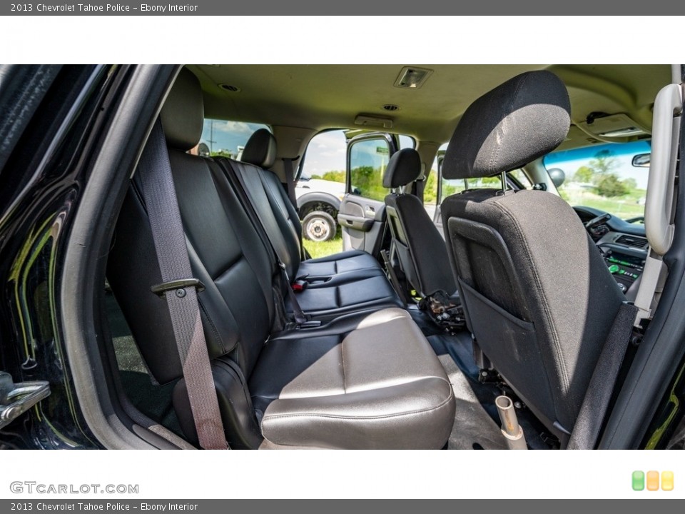 Ebony Interior Rear Seat for the 2013 Chevrolet Tahoe Police #146045591