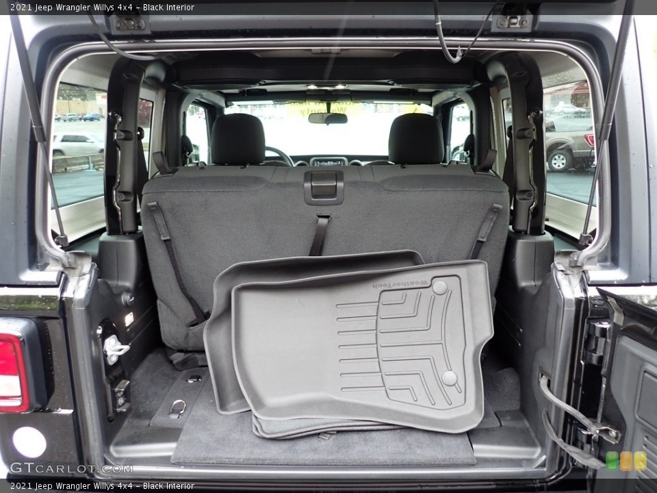 Black Interior Trunk for the 2021 Jeep Wrangler Willys 4x4 #146046450