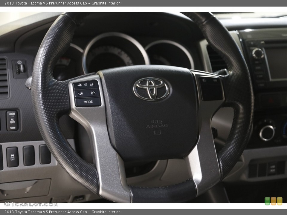 Graphite Interior Steering Wheel for the 2013 Toyota Tacoma V6 Prerunner Access Cab #146046456