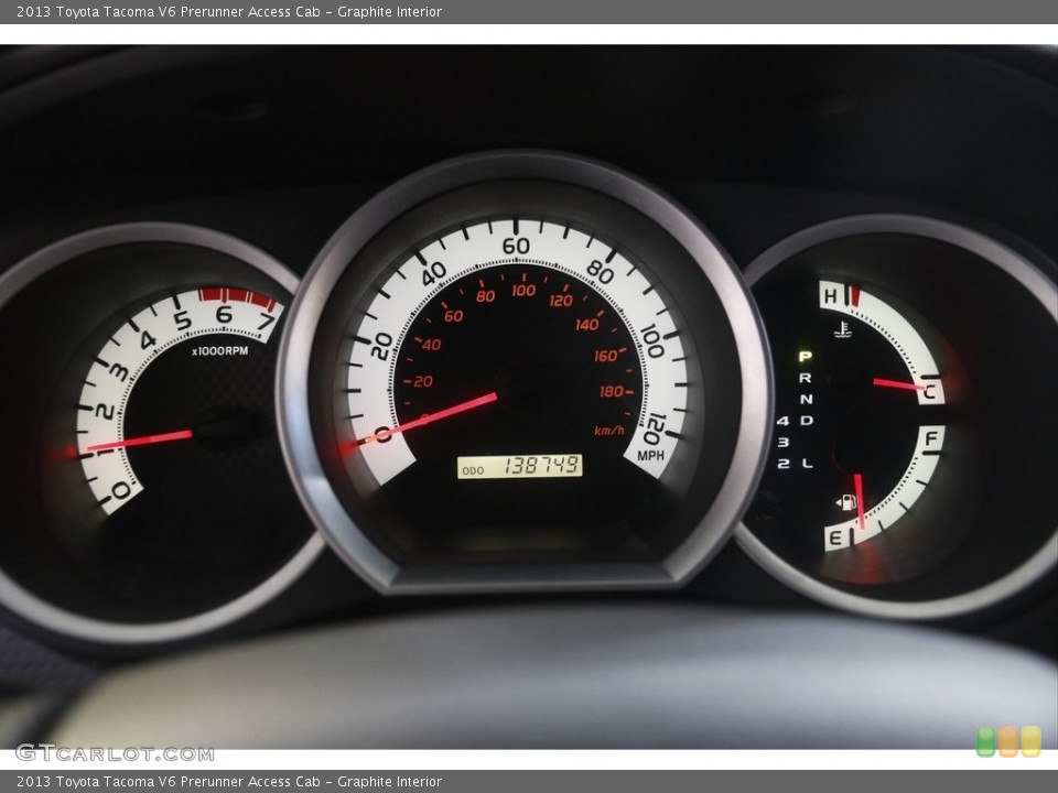 Graphite Interior Gauges for the 2013 Toyota Tacoma V6 Prerunner Access Cab #146046474
