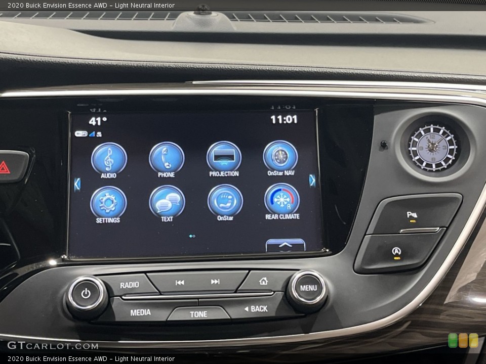 Light Neutral Interior Controls for the 2020 Buick Envision Essence AWD #146046603