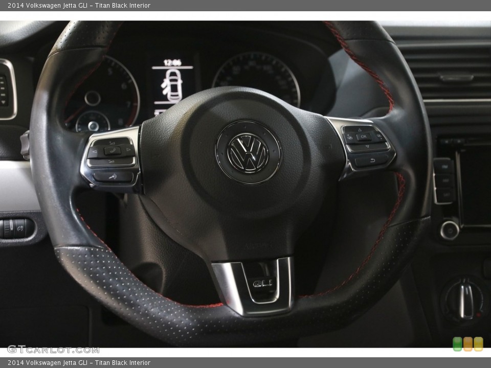 Titan Black Interior Steering Wheel for the 2014 Volkswagen Jetta GLI #146048139