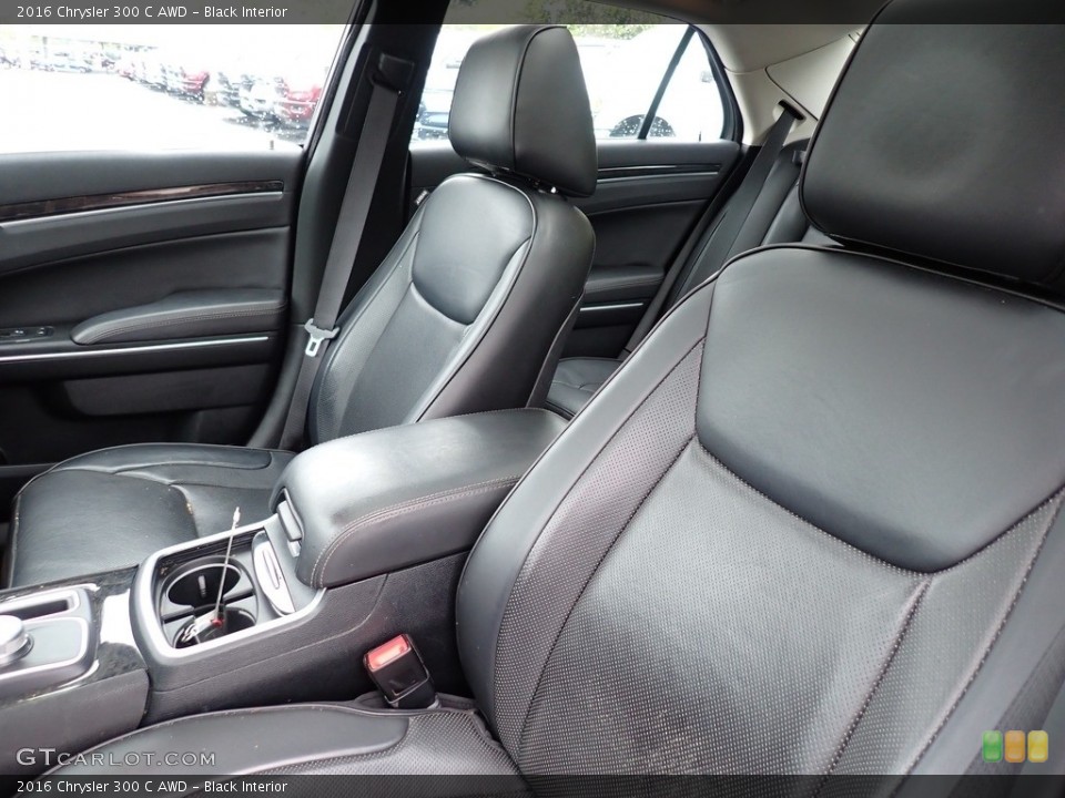 Black Interior Front Seat for the 2016 Chrysler 300 C AWD #146048205