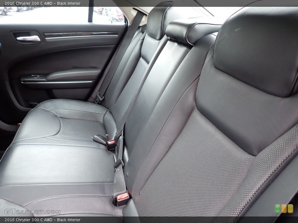 Black Interior Rear Seat for the 2016 Chrysler 300 C AWD #146048229