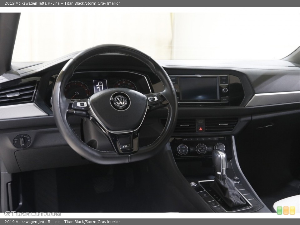 Titan Black/Storm Gray Interior Dashboard for the 2019 Volkswagen Jetta R-Line #146048478