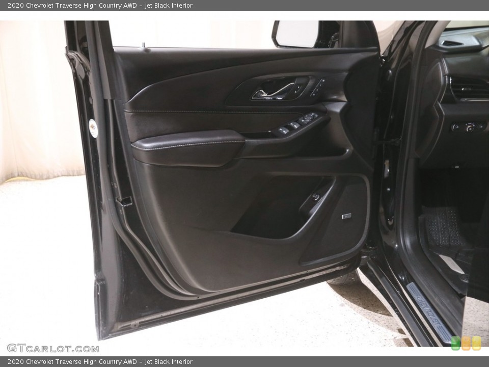 Jet Black Interior Door Panel for the 2020 Chevrolet Traverse High Country AWD #146048745