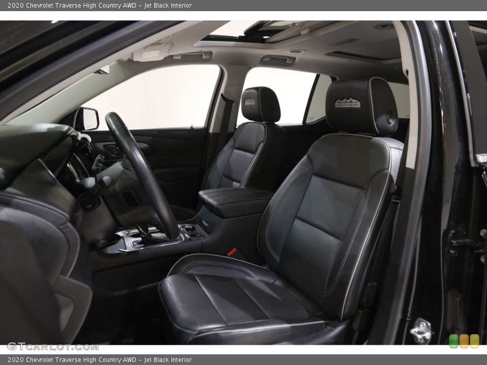 Jet Black Interior Front Seat for the 2020 Chevrolet Traverse High Country AWD #146048769