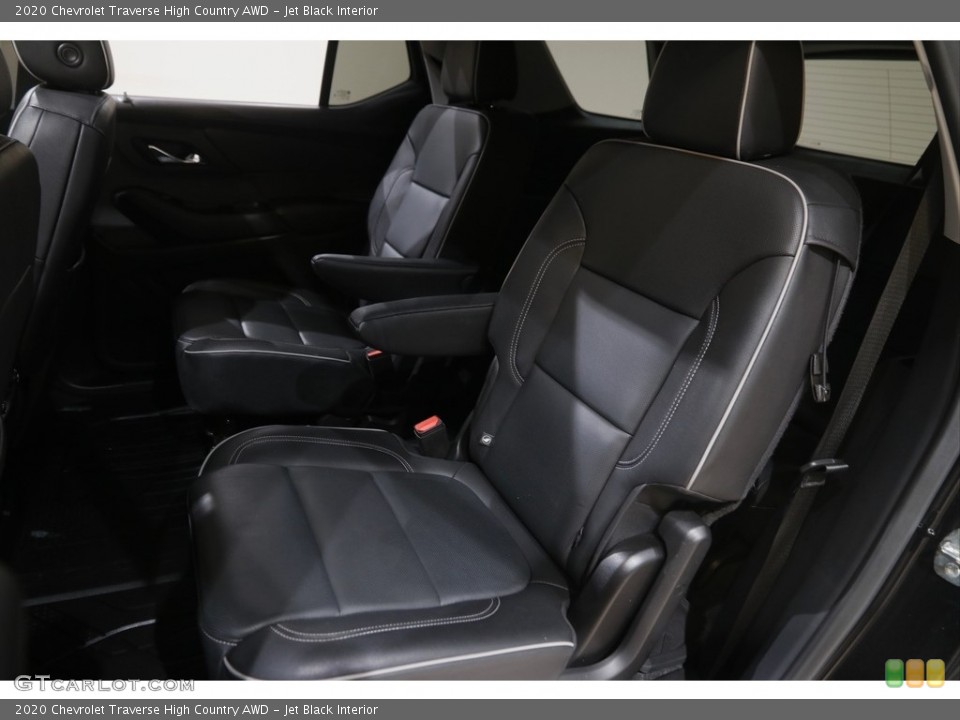 Jet Black Interior Rear Seat for the 2020 Chevrolet Traverse High Country AWD #146049105