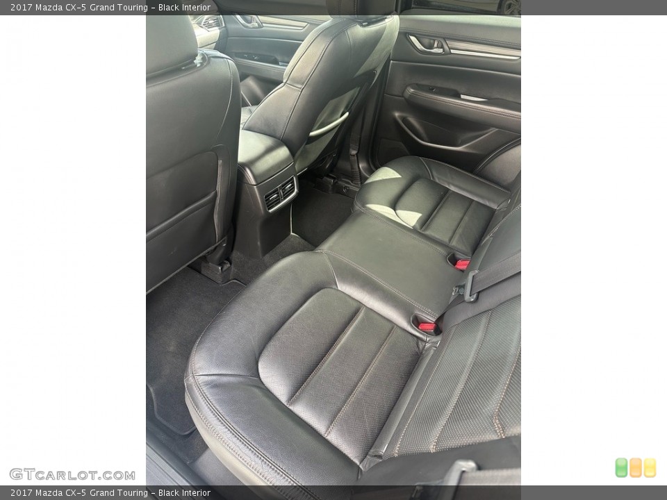 Black Interior Rear Seat for the 2017 Mazda CX-5 Grand Touring #146050110