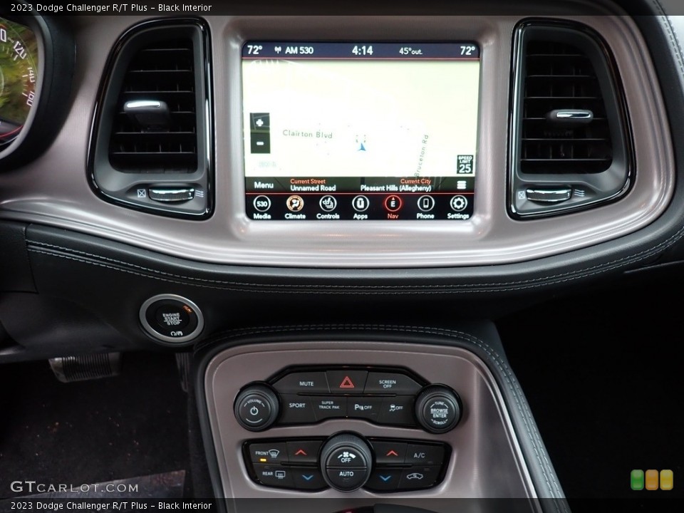 Black Interior Controls for the 2023 Dodge Challenger R/T Plus #146050125