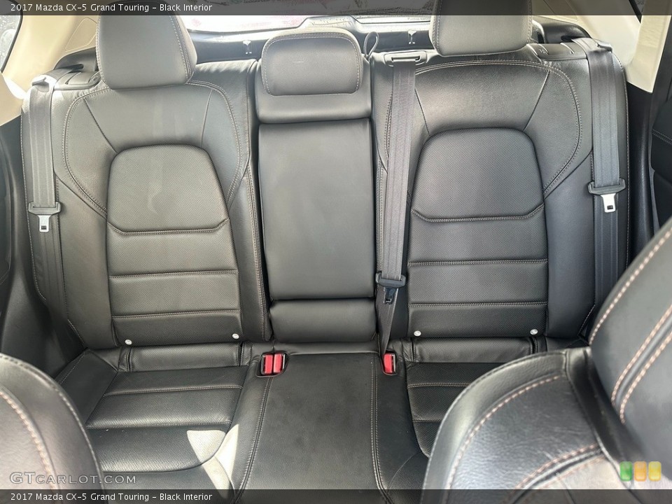 Black Interior Rear Seat for the 2017 Mazda CX-5 Grand Touring #146050131