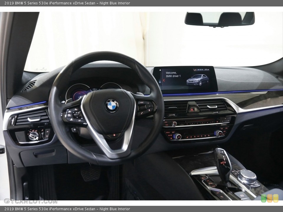 Night Blue Interior Dashboard for the 2019 BMW 5 Series 530e iPerformance xDrive Sedan #146050467