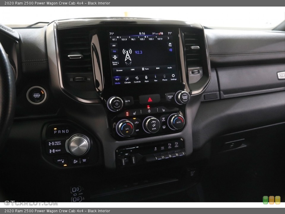 Black Interior Controls for the 2020 Ram 2500 Power Wagon Crew Cab 4x4 #146051052