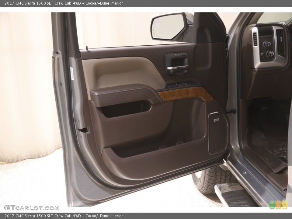 Cocoa/­Dune Interior Door Panel for the 2017 GMC Sierra 1500 SLT Crew Cab 4WD #146052612
