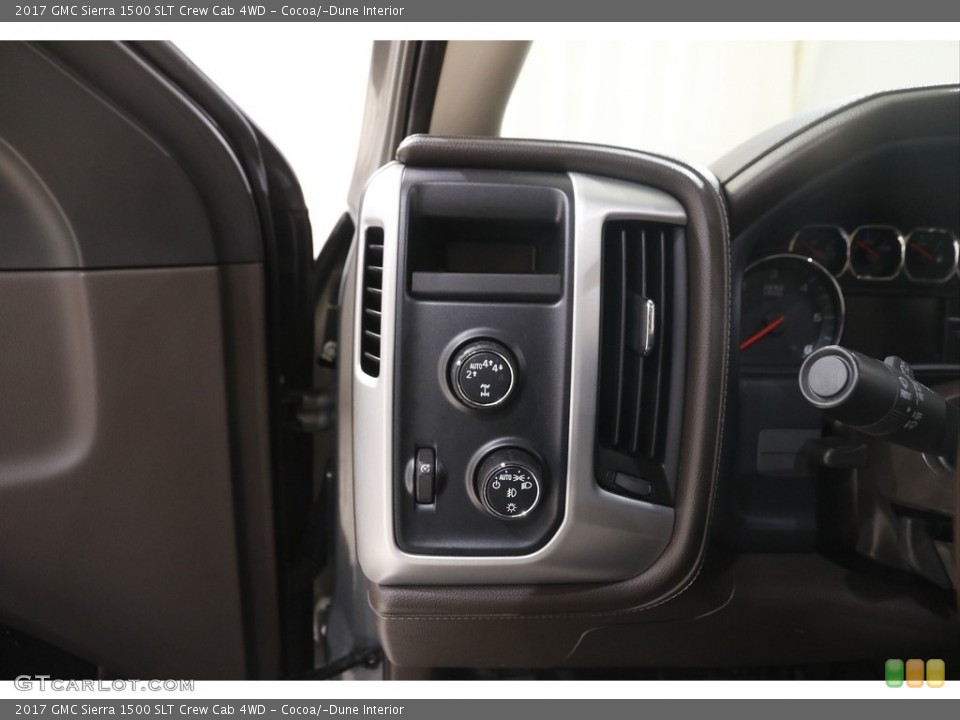 Cocoa/­Dune Interior Controls for the 2017 GMC Sierra 1500 SLT Crew Cab 4WD #146052648