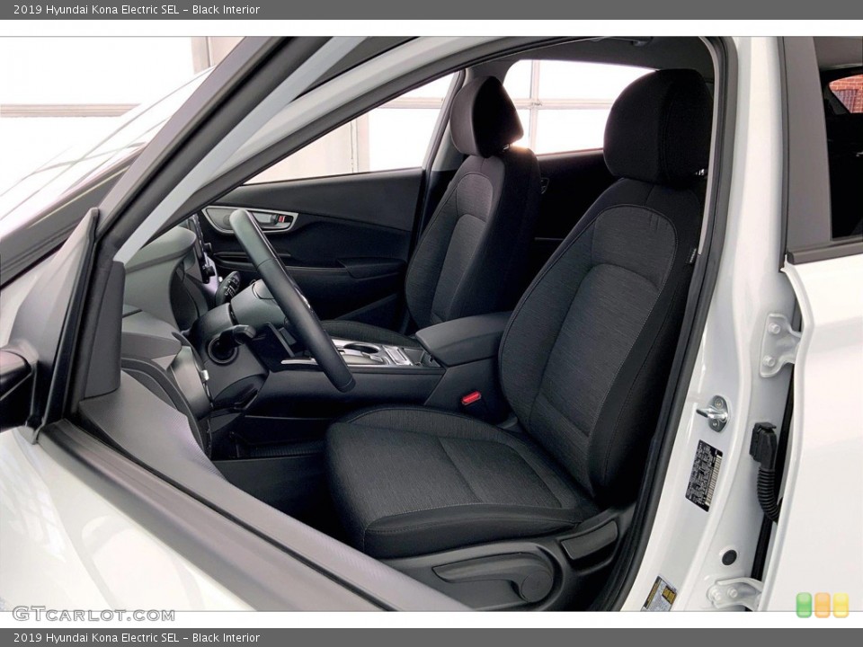 Black 2019 Hyundai Kona Interiors