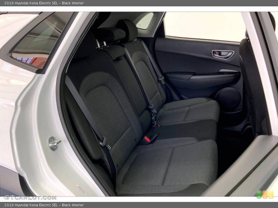 Black Interior Rear Seat for the 2019 Hyundai Kona Electric SEL #146054886
