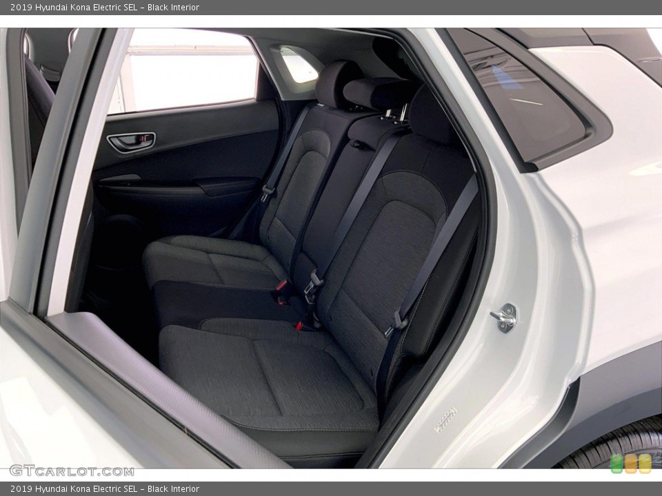 Black Interior Rear Seat for the 2019 Hyundai Kona Electric SEL #146054909