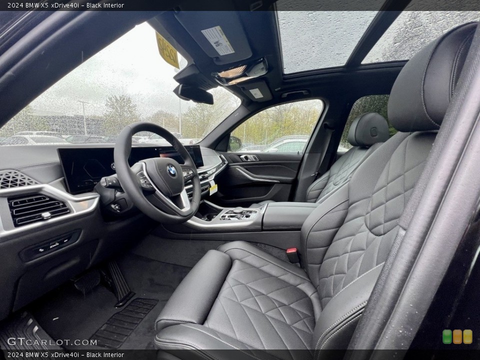 Black Interior Photo for the 2024 BMW X5 xDrive40i #146055721