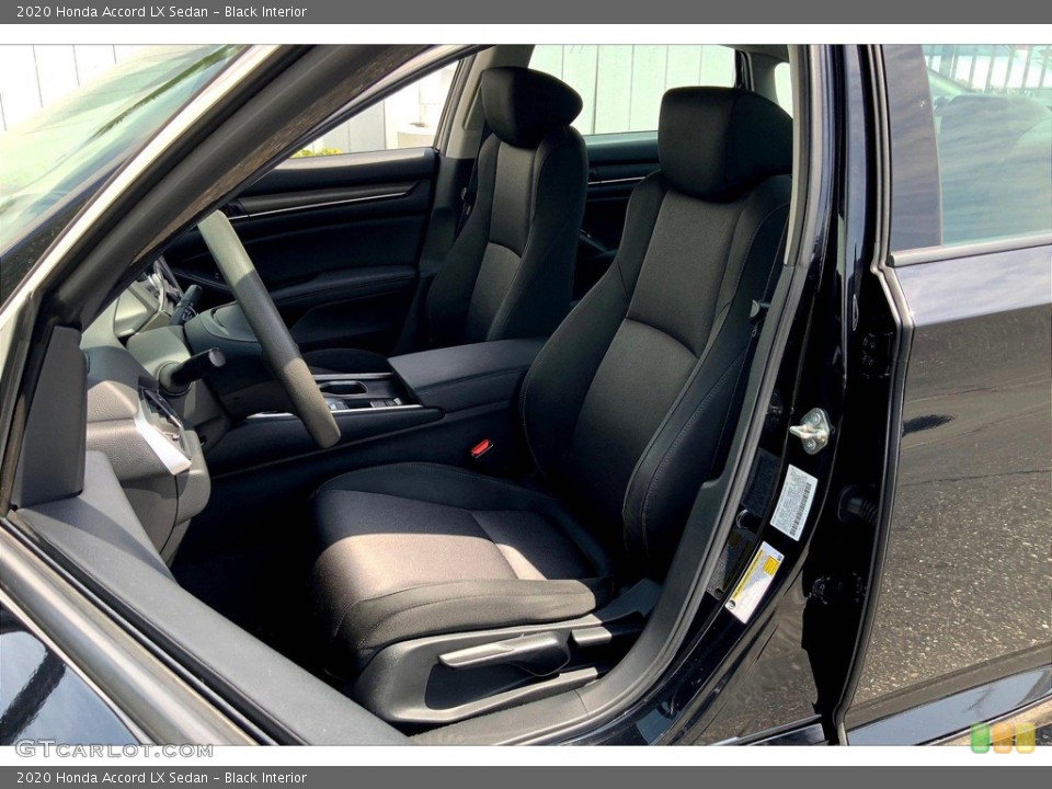 Black Interior Front Seat for the 2020 Honda Accord LX Sedan #146055723