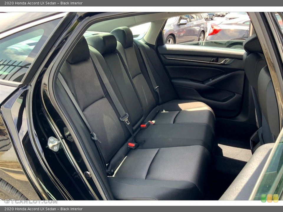 Black Interior Rear Seat for the 2020 Honda Accord LX Sedan #146055770