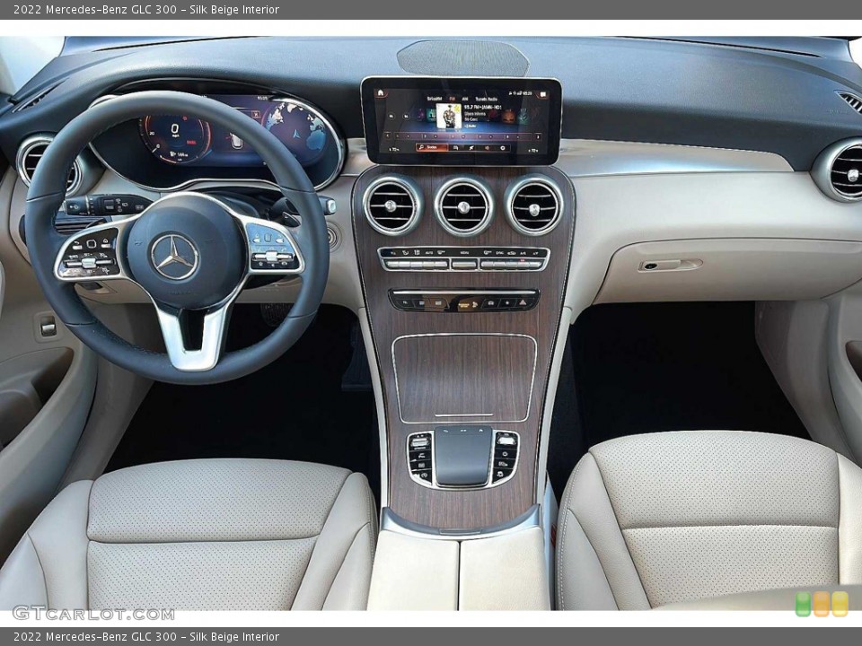 Silk Beige Interior Dashboard for the 2022 Mercedes-Benz GLC 300 #146056527
