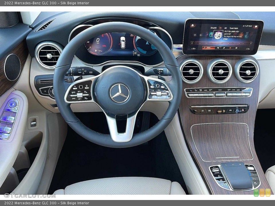 Silk Beige Interior Dashboard for the 2022 Mercedes-Benz GLC 300 #146056552