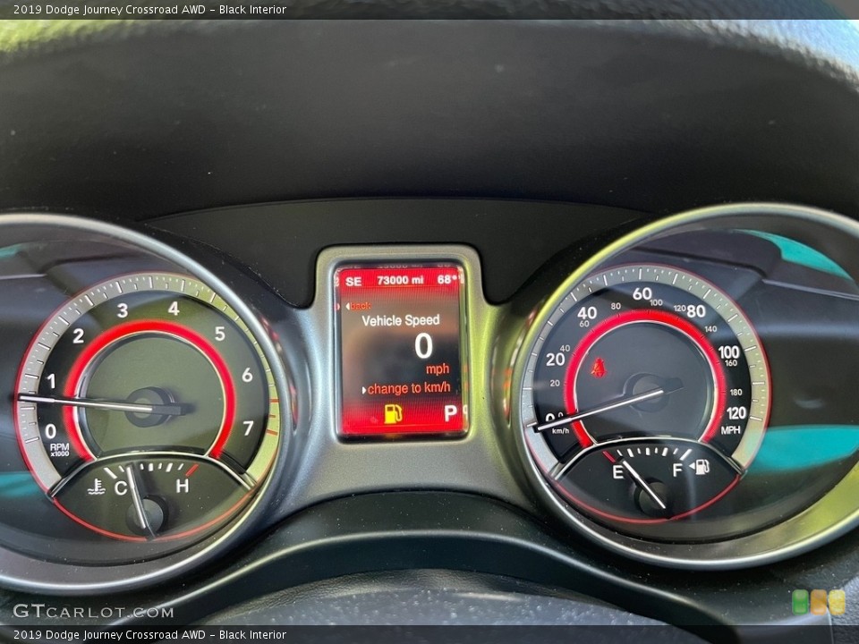 Black Interior Gauges for the 2019 Dodge Journey Crossroad AWD #146057051