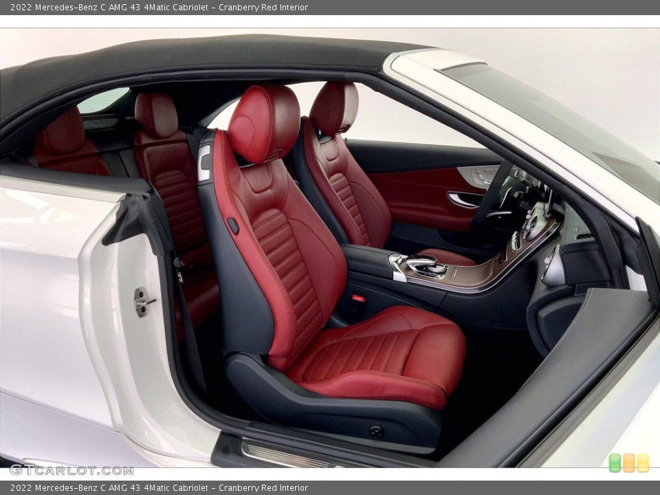 Cranberry Red Interior Photo for the 2022 Mercedes-Benz C AMG 43 4Matic Cabriolet #146057150