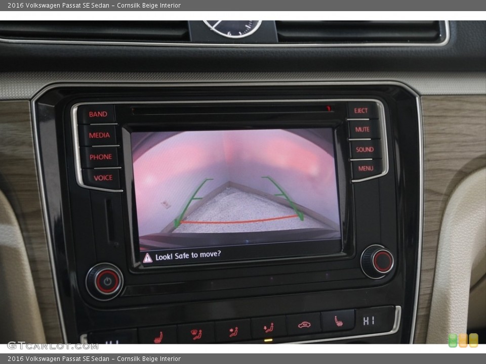 Cornsilk Beige Interior Controls for the 2016 Volkswagen Passat SE Sedan #146057178