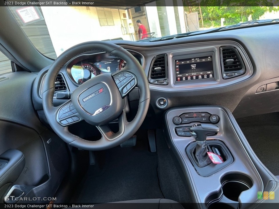 Black Interior Dashboard for the 2023 Dodge Challenger SXT Blacktop #146057658