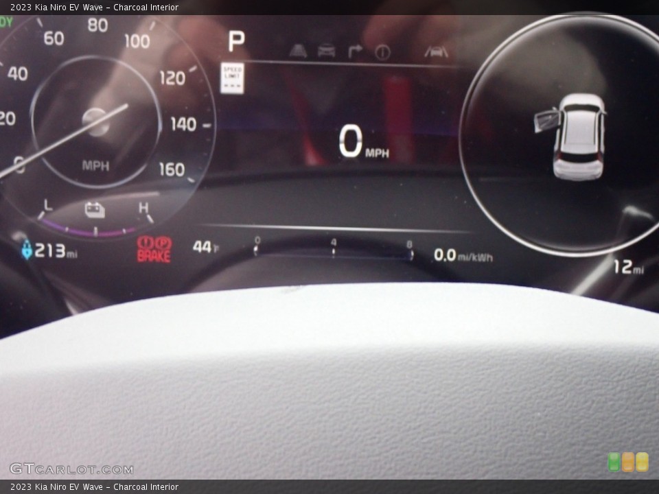 Charcoal Interior Gauges for the 2023 Kia Niro EV Wave #146058089