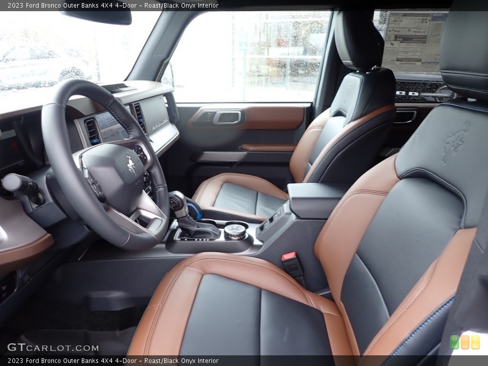 Roast/Black Onyx Interior Photo for the 2023 Ford Bronco Outer Banks 4X4 4-Door #146058383