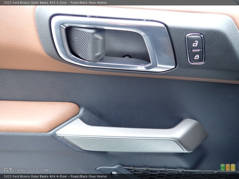 Roast/Black Onyx Interior Door Panel for the 2023 Ford Bronco Outer Banks 4X4 4-Door #146058407