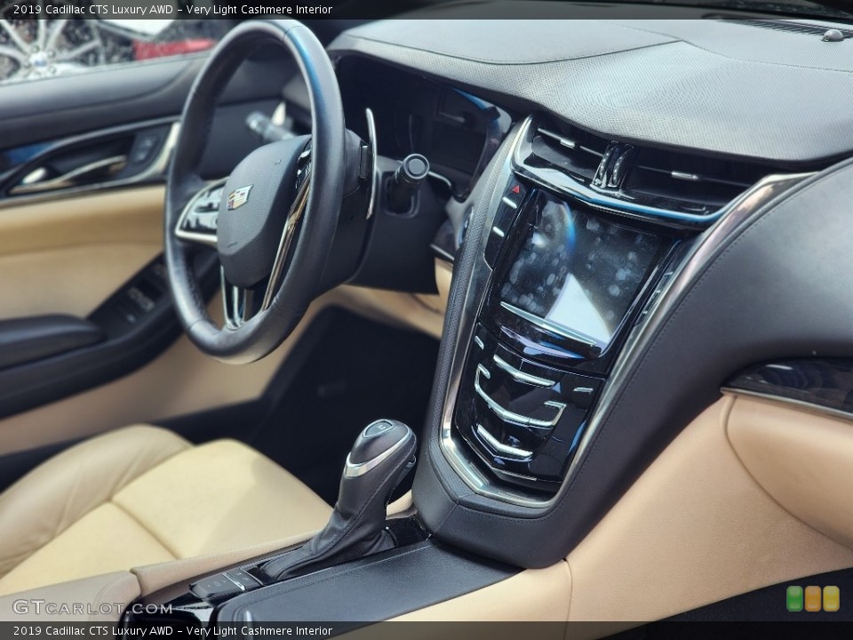 Very Light Cashmere Interior Dashboard for the 2019 Cadillac CTS Luxury AWD #146058502