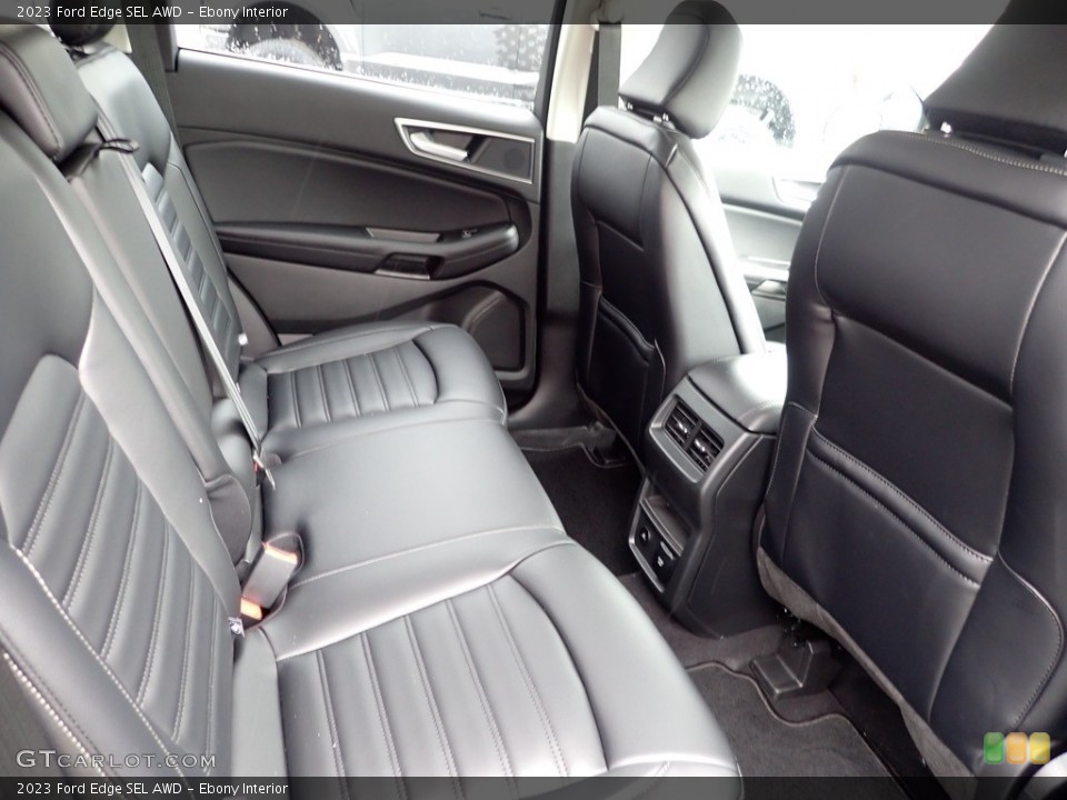 Ebony Interior Rear Seat for the 2023 Ford Edge SEL AWD #146058737