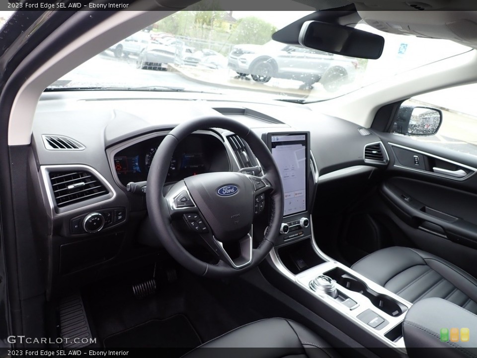 Ebony Interior Front Seat for the 2023 Ford Edge SEL AWD #146058764