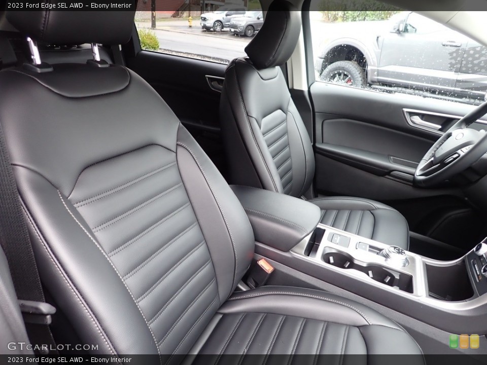 Ebony Interior Front Seat for the 2023 Ford Edge SEL AWD #146059088