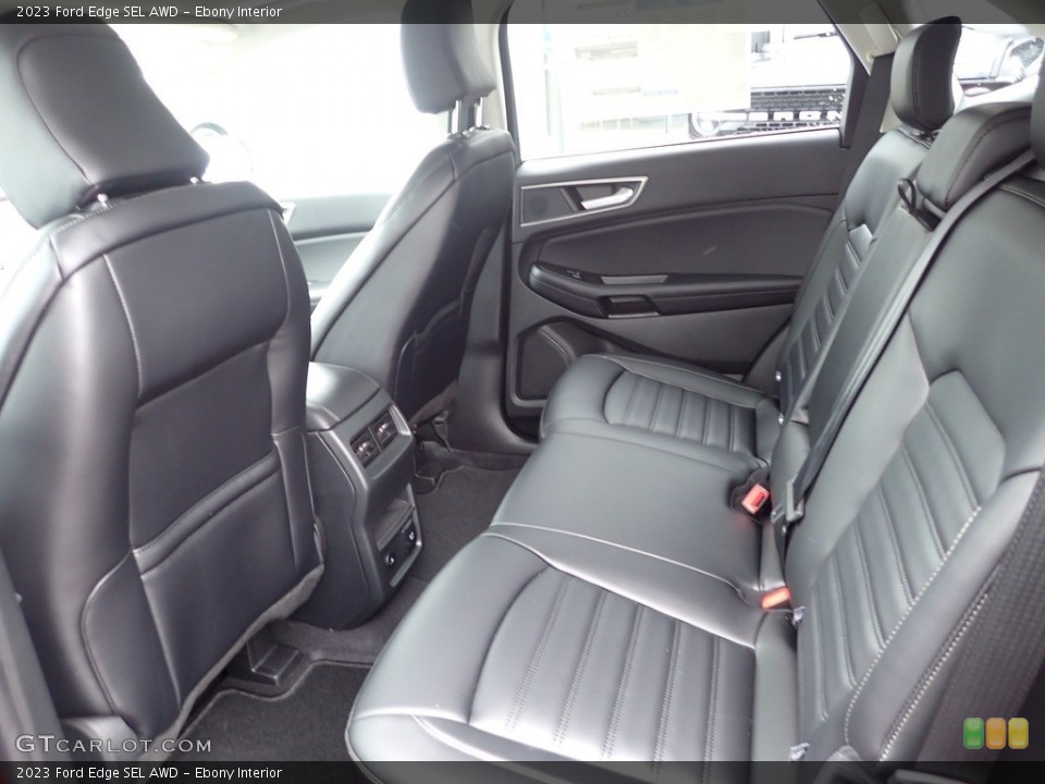 Ebony Interior Rear Seat for the 2023 Ford Edge SEL AWD #146059124