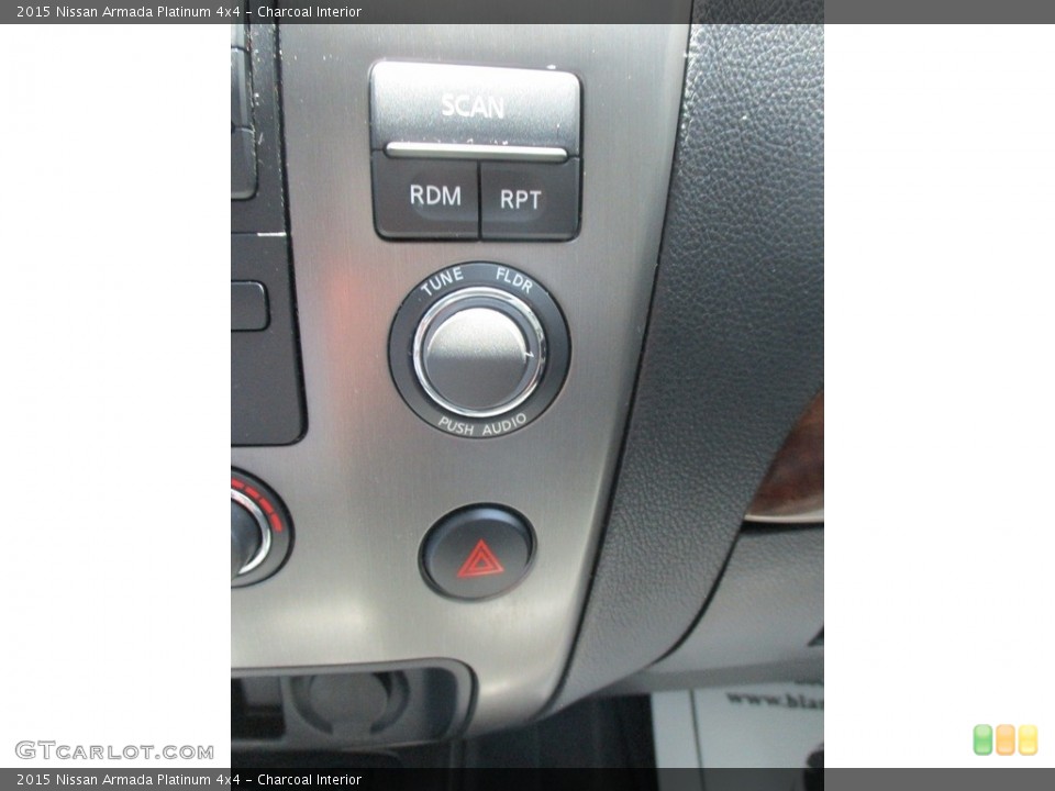Charcoal Interior Controls for the 2015 Nissan Armada Platinum 4x4 #146060580