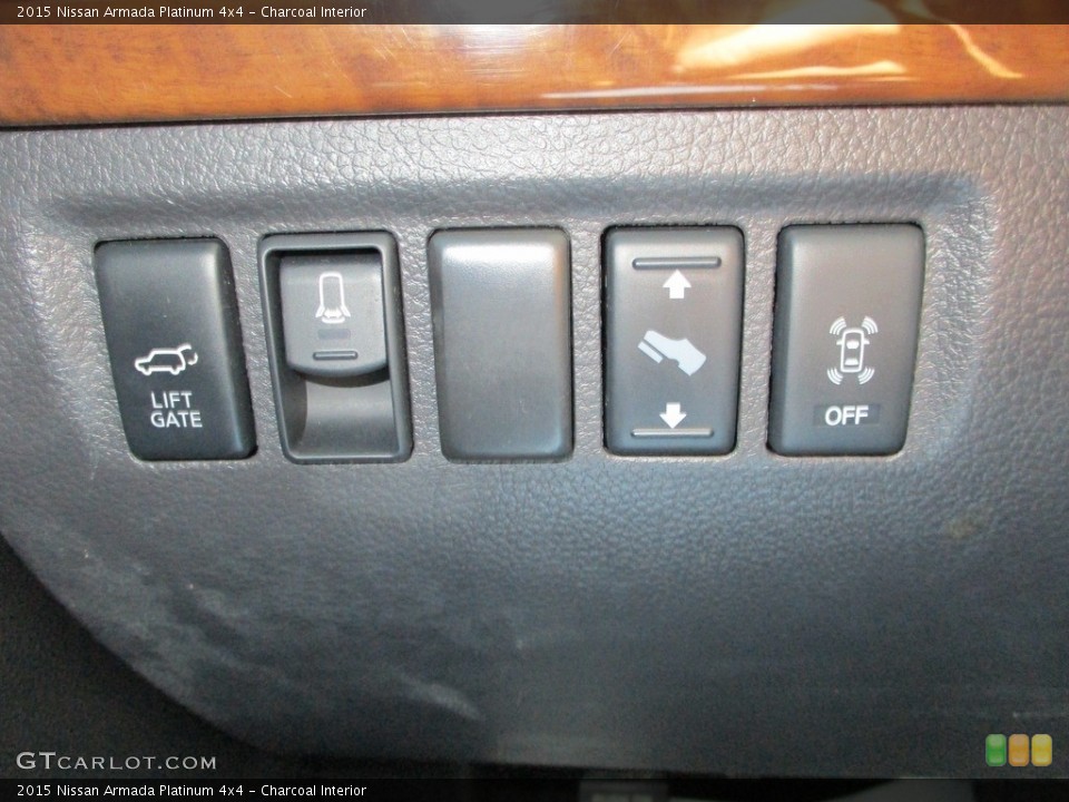 Charcoal Interior Controls for the 2015 Nissan Armada Platinum 4x4 #146060617