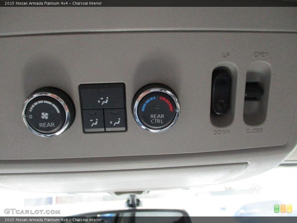 Charcoal Interior Controls for the 2015 Nissan Armada Platinum 4x4 #146060670