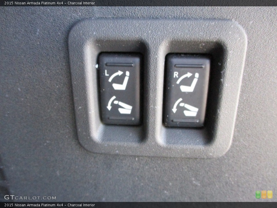 Charcoal Interior Controls for the 2015 Nissan Armada Platinum 4x4 #146060814