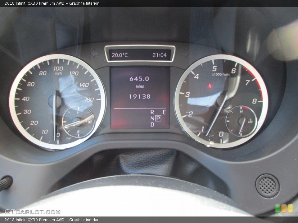 Graphite Interior Gauges for the 2018 Infiniti QX30 Premium AWD #146061098