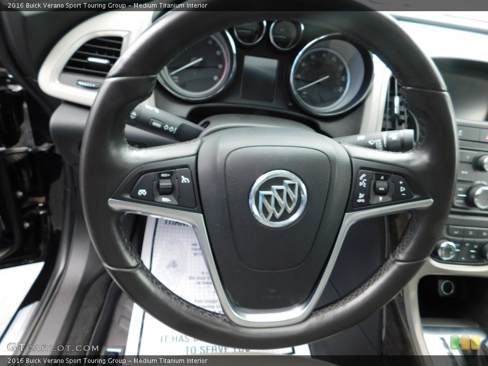 Medium Titanium Interior Steering Wheel for the 2016 Buick Verano Sport Touring Group #146061824