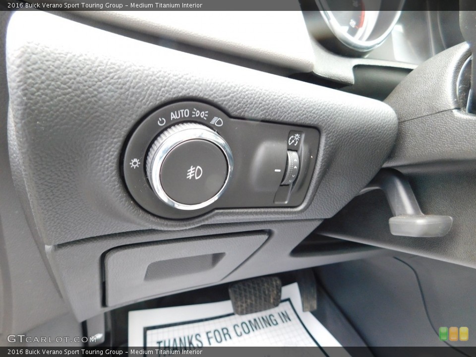Medium Titanium Interior Controls for the 2016 Buick Verano Sport Touring Group #146061869