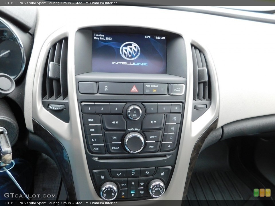 Medium Titanium Interior Controls for the 2016 Buick Verano Sport Touring Group #146061915